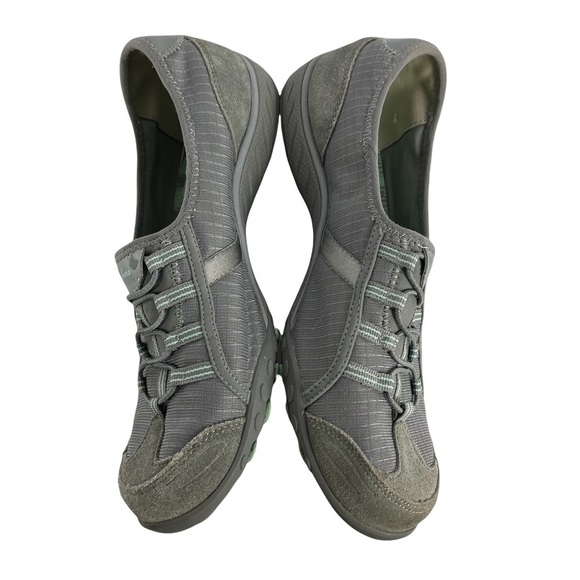 Skechers Relaxed Fit Breathe Easy Allure Gray Slip On Sneakers Shoes Size 10 - Picture 4 of 13